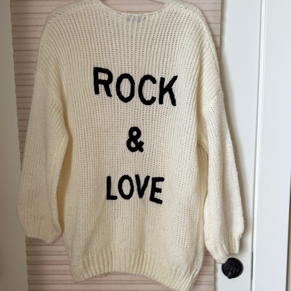 Rock & Love Cream Sweater